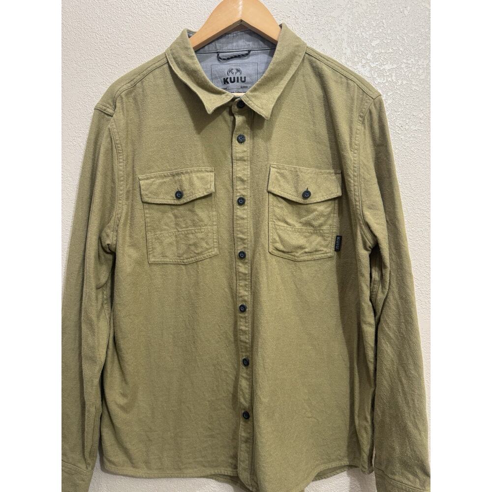 KUIU Olive Casual Button Down Shirt